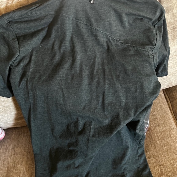 Volcom Men's Medium Dark Gray Polo Shirt - Picture 2 of 2